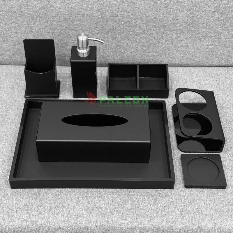 Hộp đựng khăn giấy hình chữ nhật Acrylic Falcon mơi nhất
